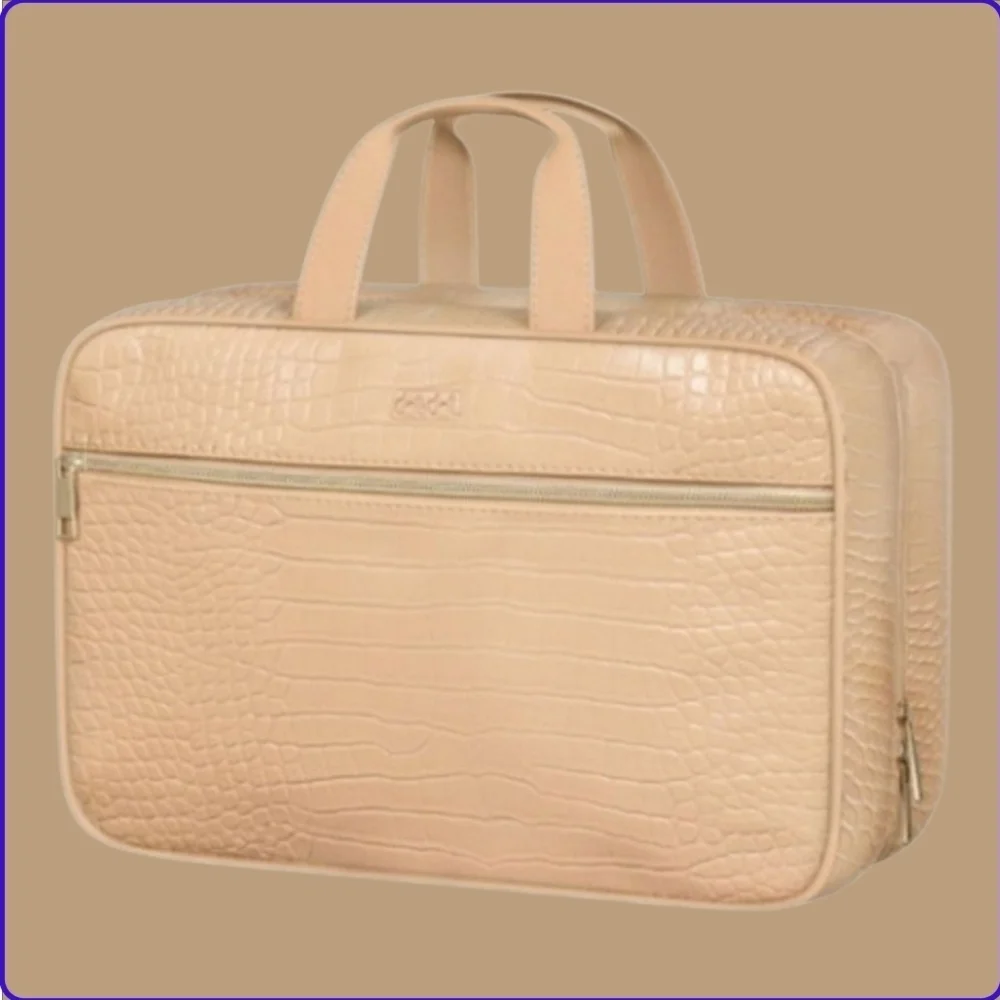 COMING SOON...Travel Toiletry Hanging Bag ~Light Tan~NEW